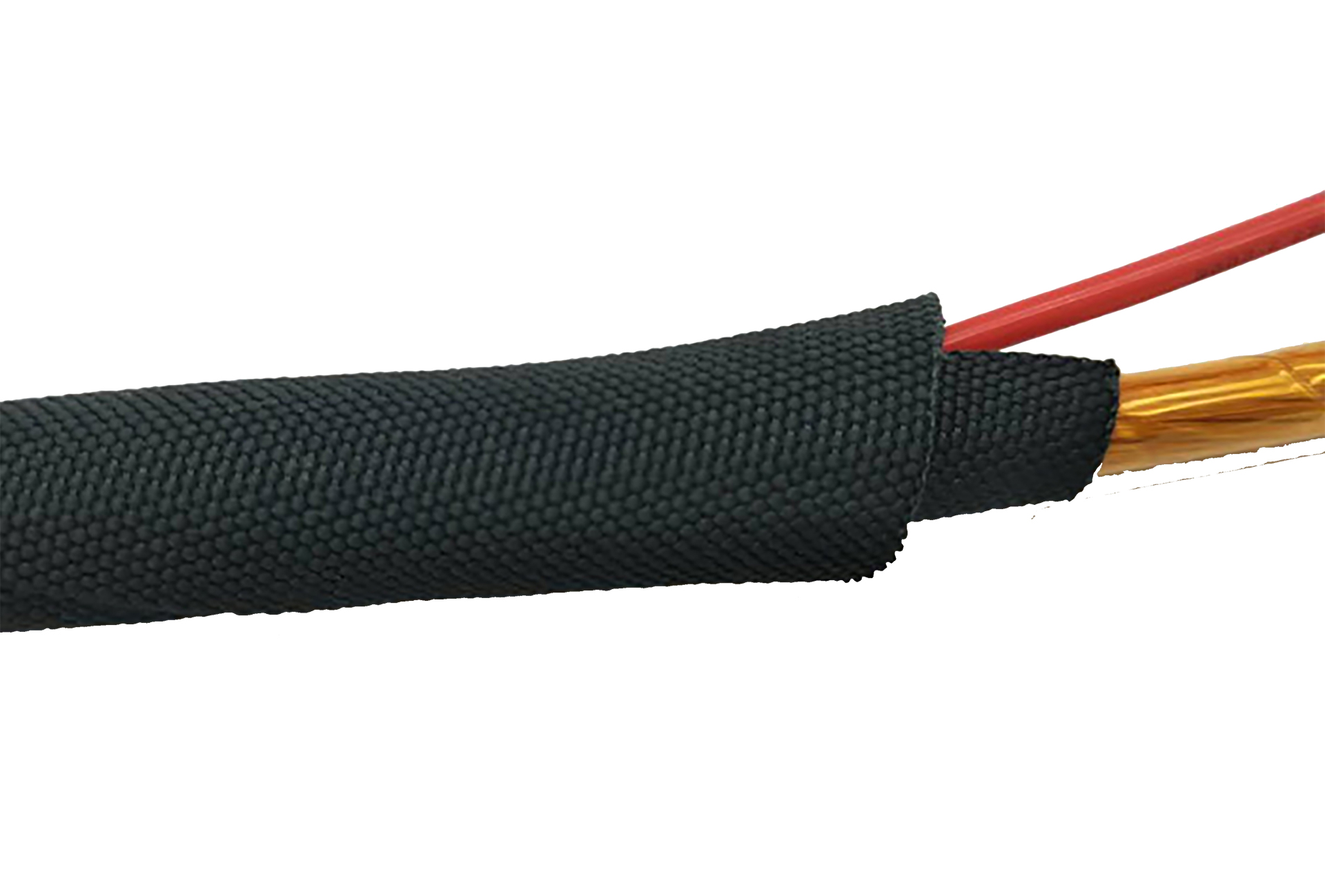 Self winding fabric sleeve